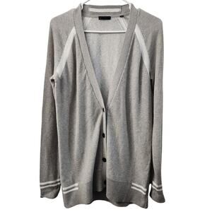 ATM Anthony Thomas Melillo Cotton Cashmere Blen Knit Cardigan S Grey Cozy Fall